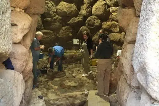 Gli scavi al nuraghe Arrubiu di Orroli