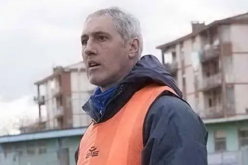Fraschetti, allenatore della Nuorese (foto Antonio Serreli)