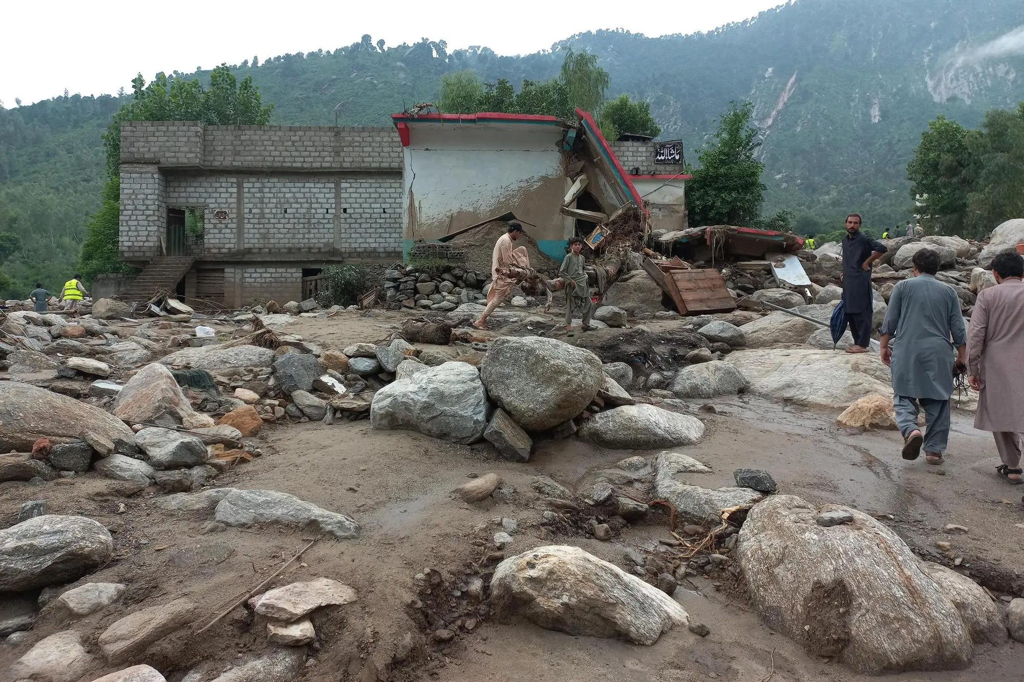 Rescue and relief operation continues following floods in Pakistan