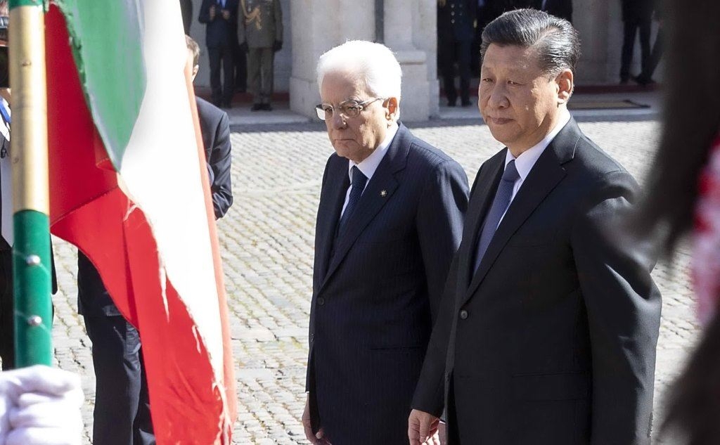 Xi Jinping in Italia, l'incontro al Quirinale con Mattarella