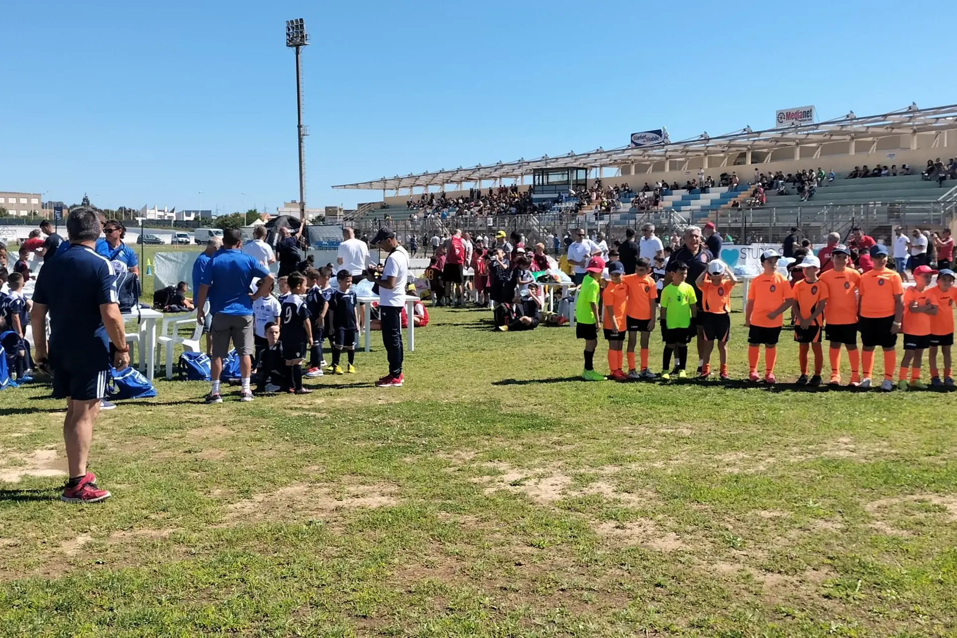 Lo stadio Zoboli di Carbonia. (a. s.)