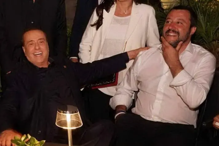L'incontro a Trieste tra Berlusconi e Salvini