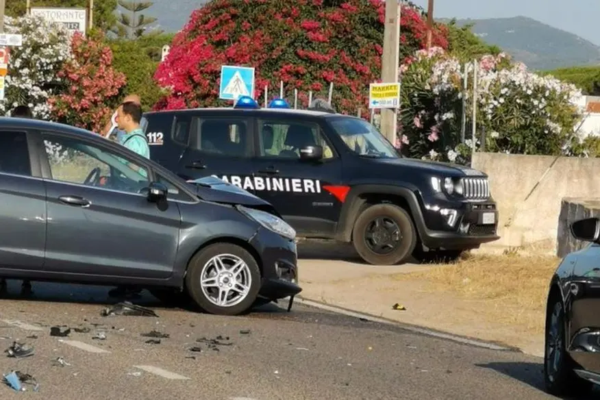 L'incidente (L'Unione Sarda - Pala)