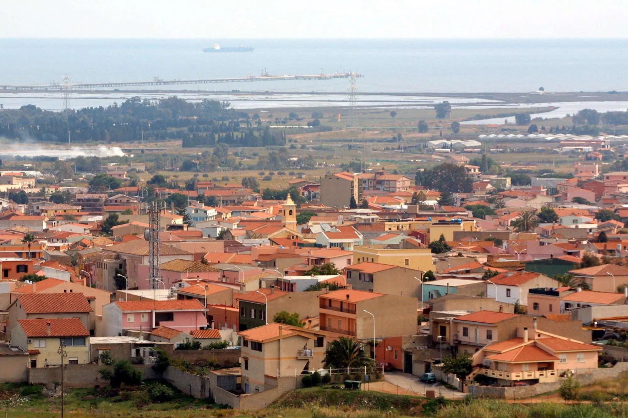 Una veduta di Capoterra