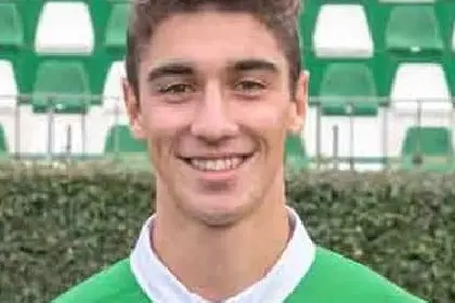 Andrea Porcheddu quando militiva nell'Arzachena (foto Serreli)
