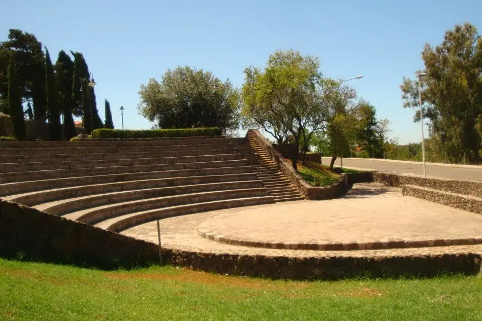 L'anfiteatro San Lorenzo (foto L'Unione Sarda - Pala)