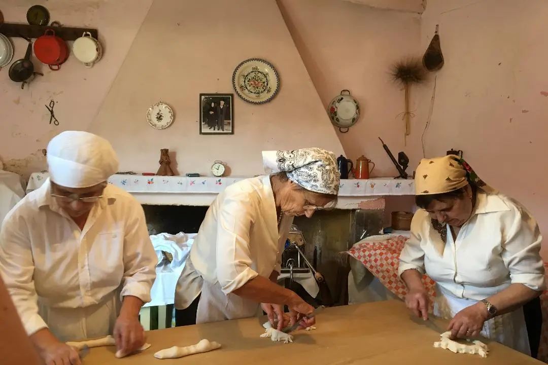 La preparazione de Su Tzichi a Samugheo