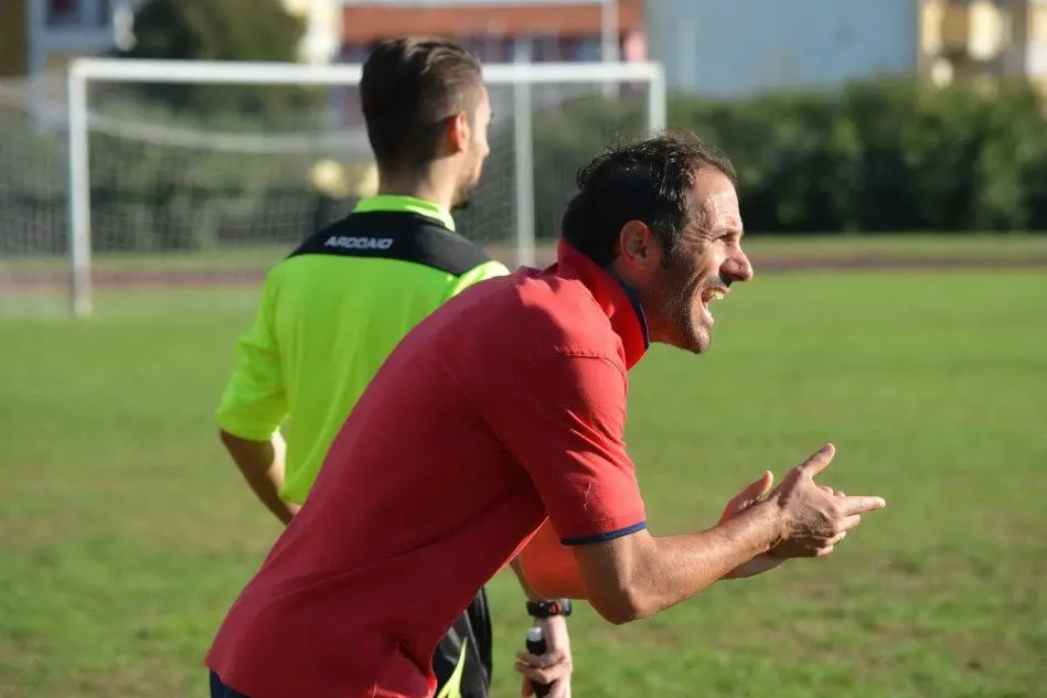 Sebastiano Pinna, allenatore del Guspini Terralba