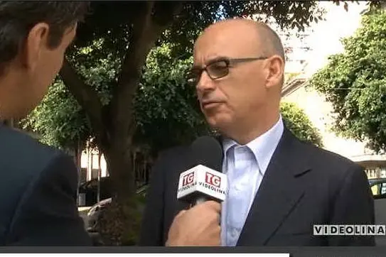 Renato Soru intervistato da Stefano Fioretti per il Tg di Videolina
