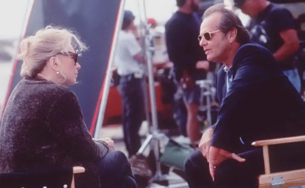 Sul set con Jack Nicholson