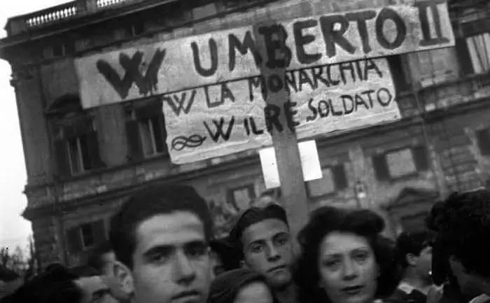 Sostenitori della monarchia nel 1946