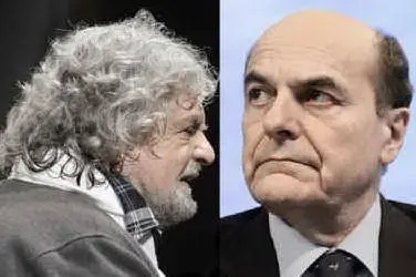 Beppe Grillo, Pierluigi Bersani