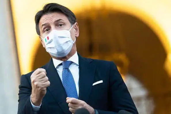 Giuseppe Conte (foto Ansa)