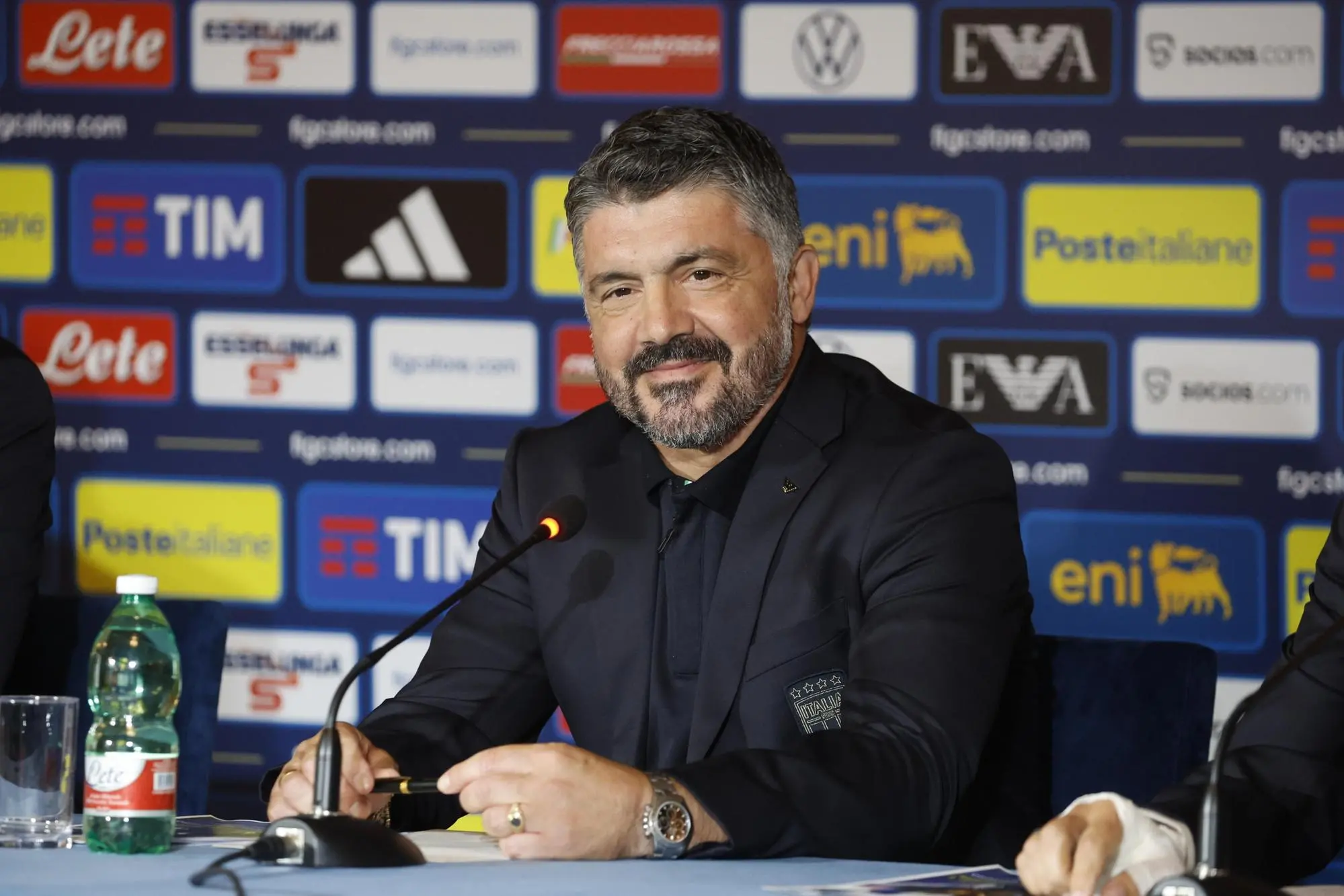 New head coach of Italy's national team Gennaro Gattuso during his official press conference presentation, in Rome, Italy, 19 June 2025. ANSA/FABIO FRUSTACI