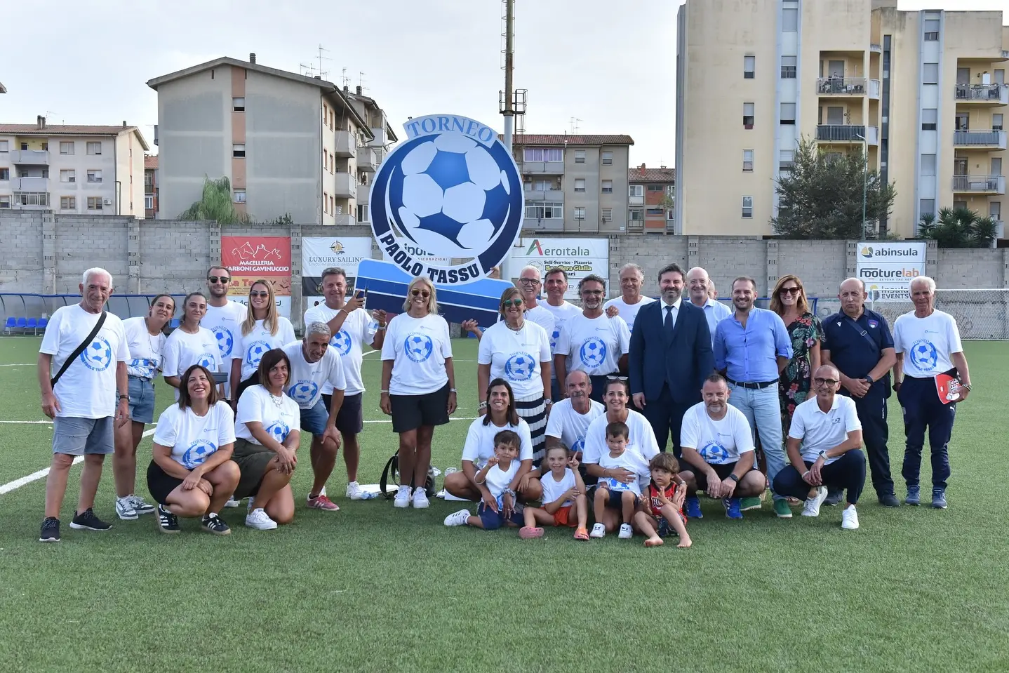 Il team del Latte Dolce che organizza il torneo