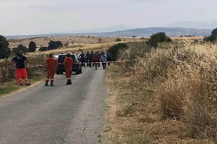 Il luogo dell'incidnete (L'Unione Sarda - Sirigu)