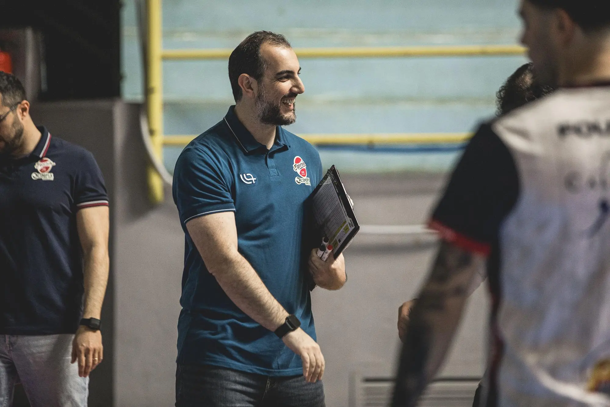 Federico Manca, tecnico dell'Esperia (foto Esperia Basket)