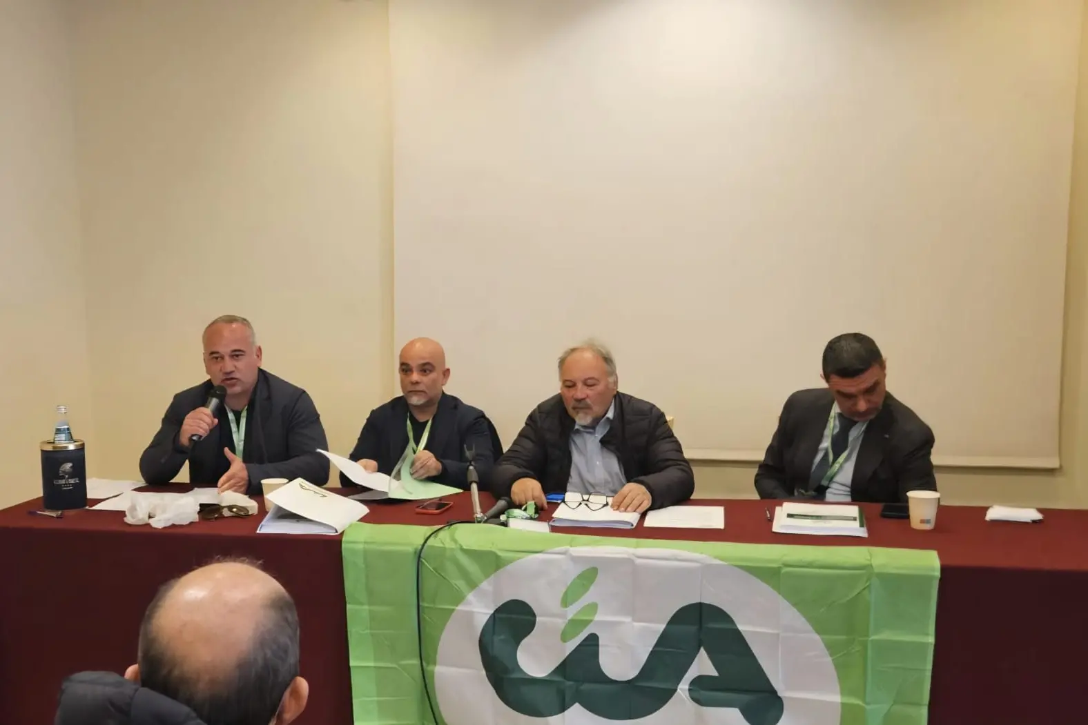 Da sinistra, Orecchioni, Vacca, Erbì e Fini