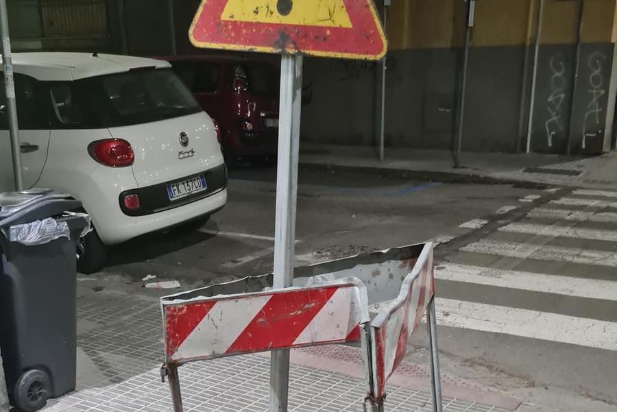 “Disagi per i pedoni in via Dante a Cagliari”