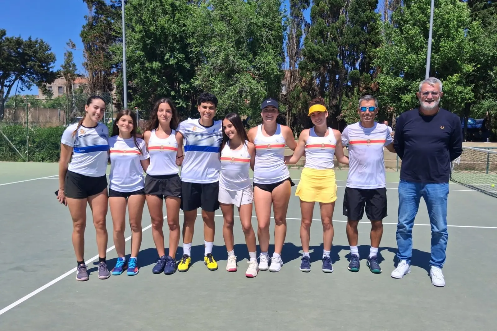 La squadra del Tc Alghero (foto Antonio Burruni)