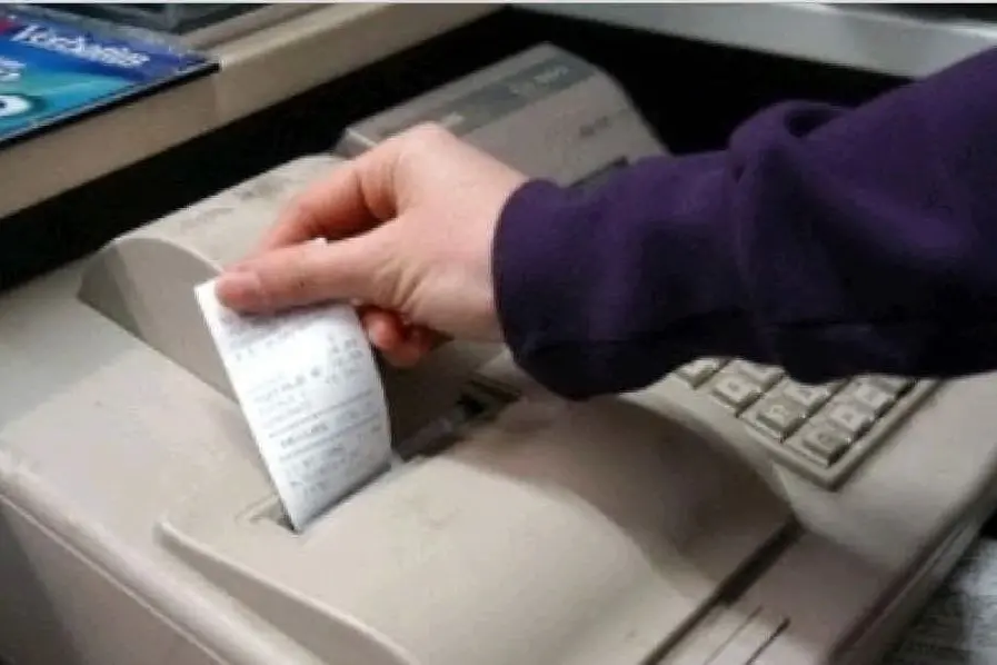 Un registratore di cassa