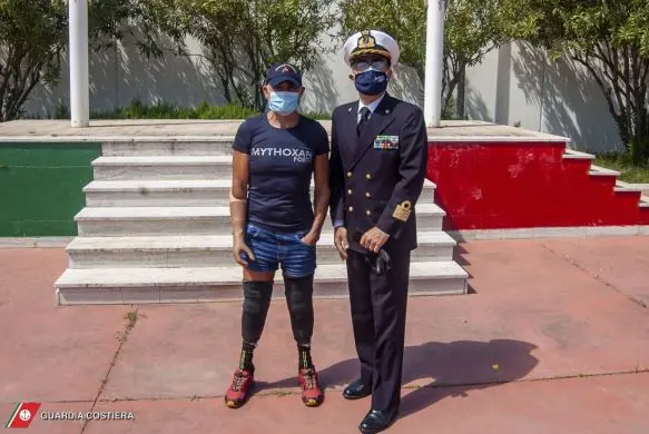 Roberto Zanda e Mario Valente (foto Guardia costiera)