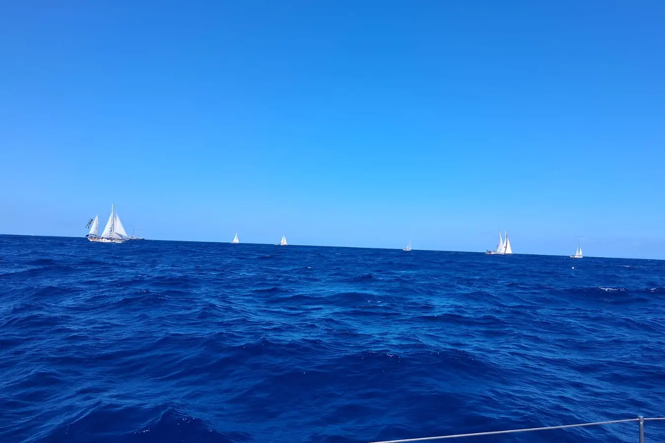 La Flotilla in mare verso Gaza