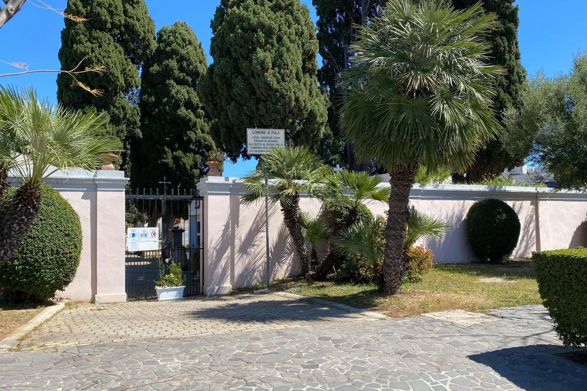 Il cimitero di Pula (foto Murgana)