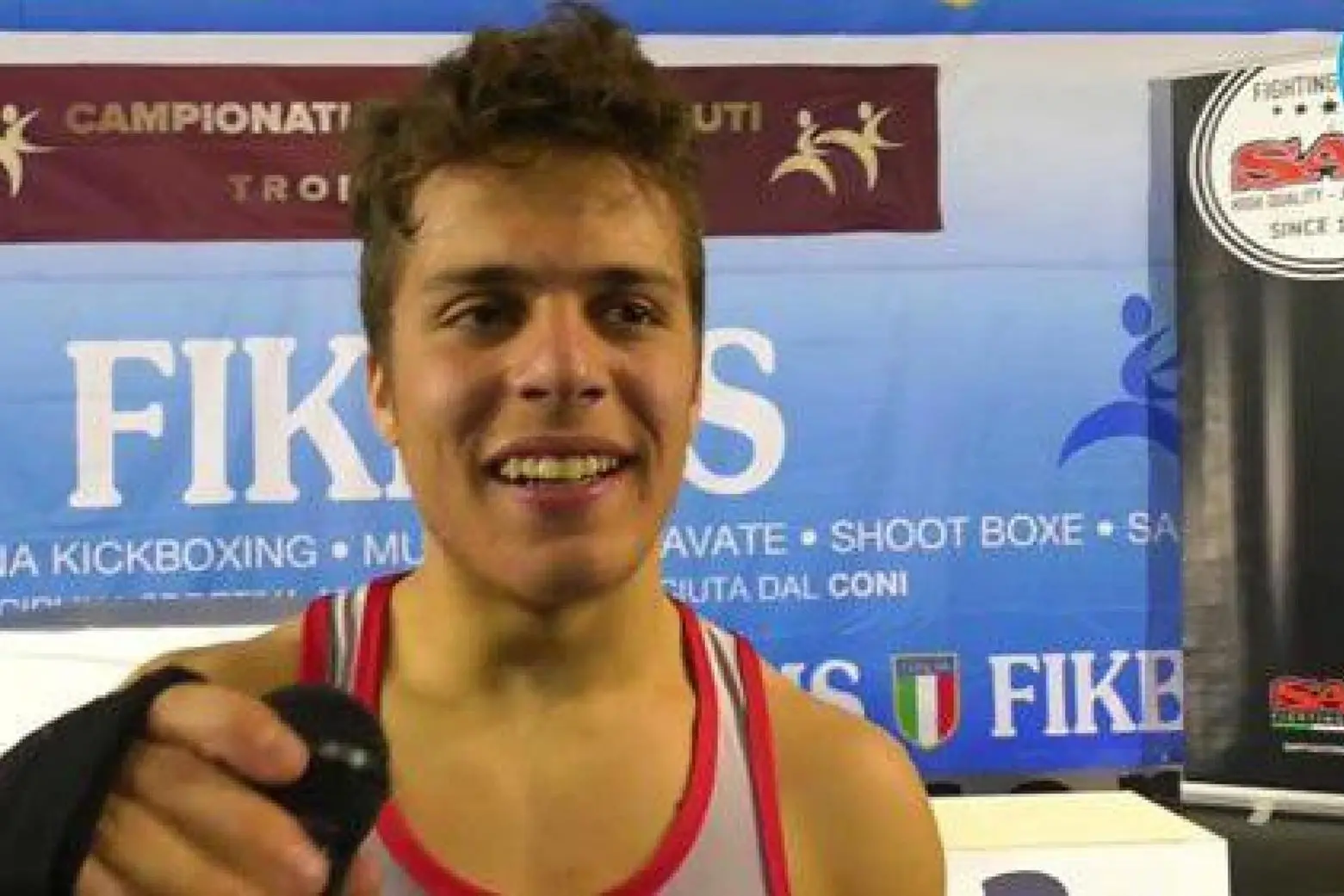 Ciro Grillo in una foto postata su Facebook dall'ASD Ardita Savate Boxing Club Genova, 6 settembre 2019. Il figlio di Beppe Grillo, 19enne, Ã¨ indagato per violenza sessuale di gruppo, insieme con altri tre amici, secondo quanto scrivono questa mattina La Stampa e Il Secolo XIX. FACEBOOK/ASD Ardita Savate Boxing Club Genova +++ ATTENZIONE LA FOTO NON PUO? ESSERE PUBBLICATA O RIPRODOTTA SENZA L?AUTORIZZAZIONE DELLA FONTE DI ORIGINE CUI SI RINVIA +++ ++ HO - NO SALES, EDITORIAL USE ONLY ++