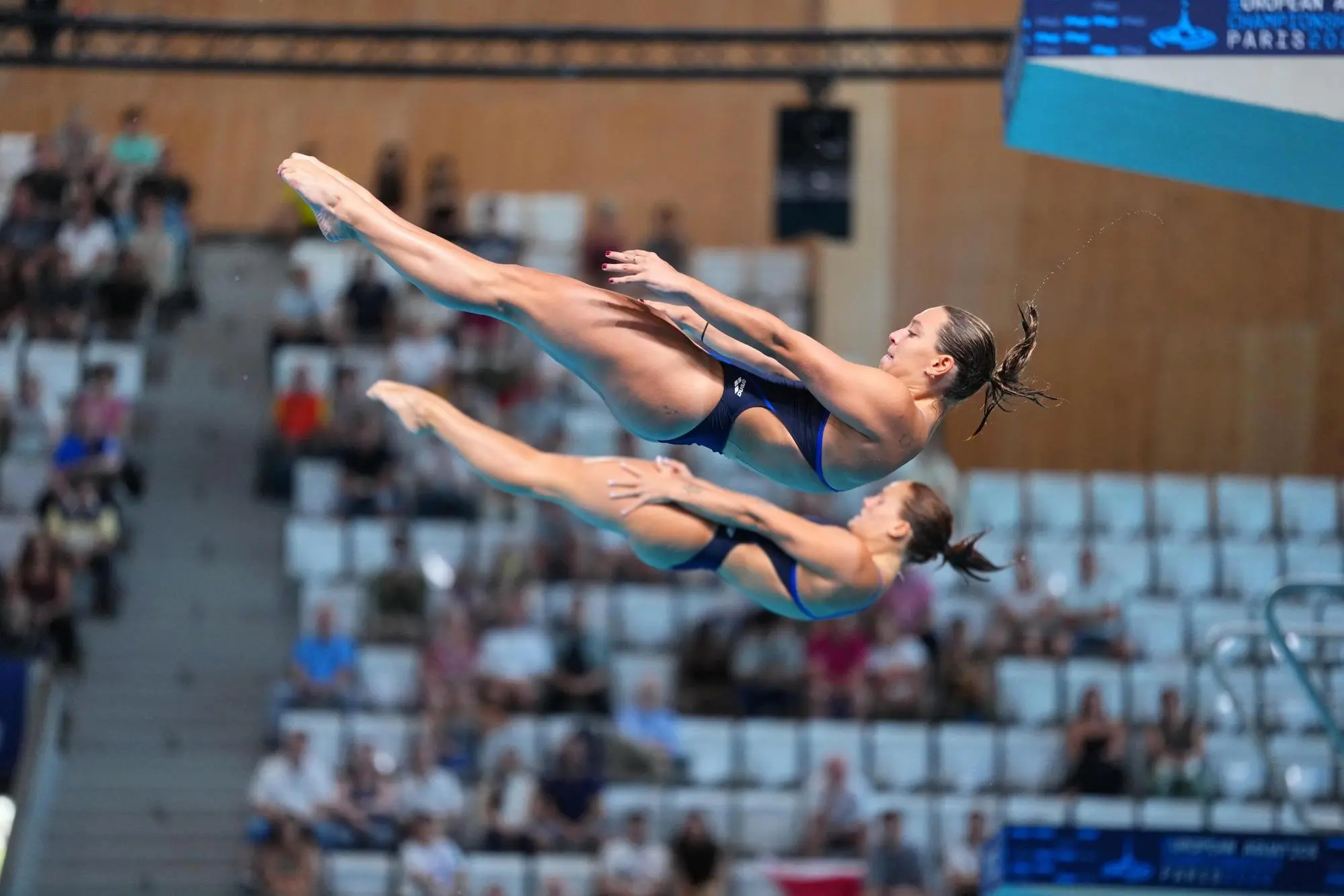 Chiara Pellacani mit Elisa Pizzini (Ansa-Epa)