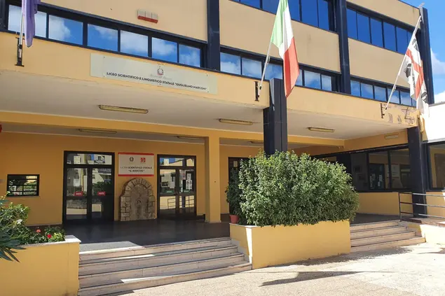 Il Liceo Marconi di Sassari (foto concessa)