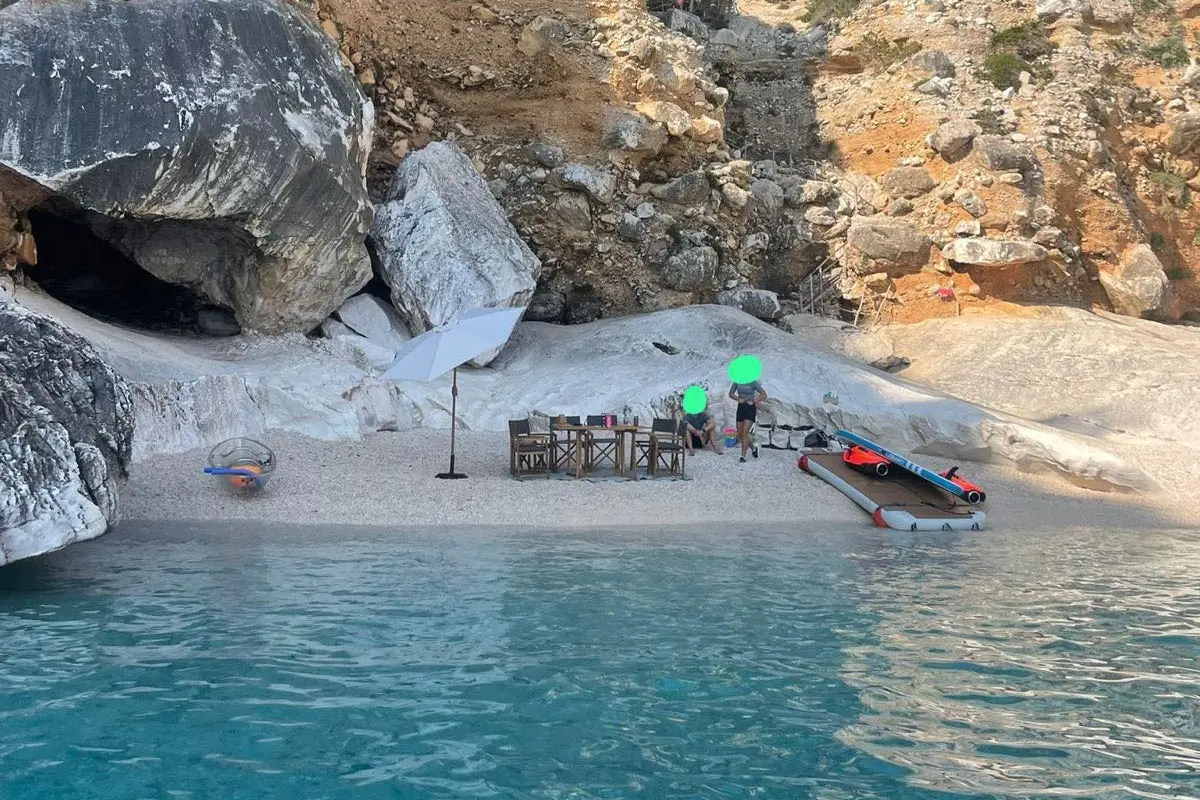 Cala Goloritzè a mo' di spiaggia privata