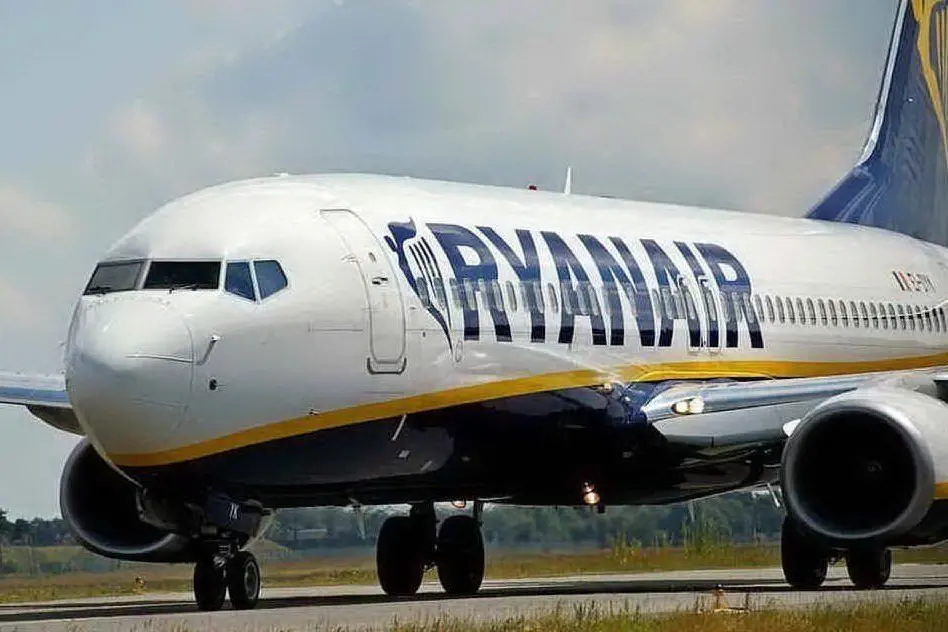Un aereo della Ryanair