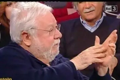 Paolo Villaggio ospite di &quot;Brontolo&quot;, la trasmissione di Rai 3 condotta da Oliviero Beha