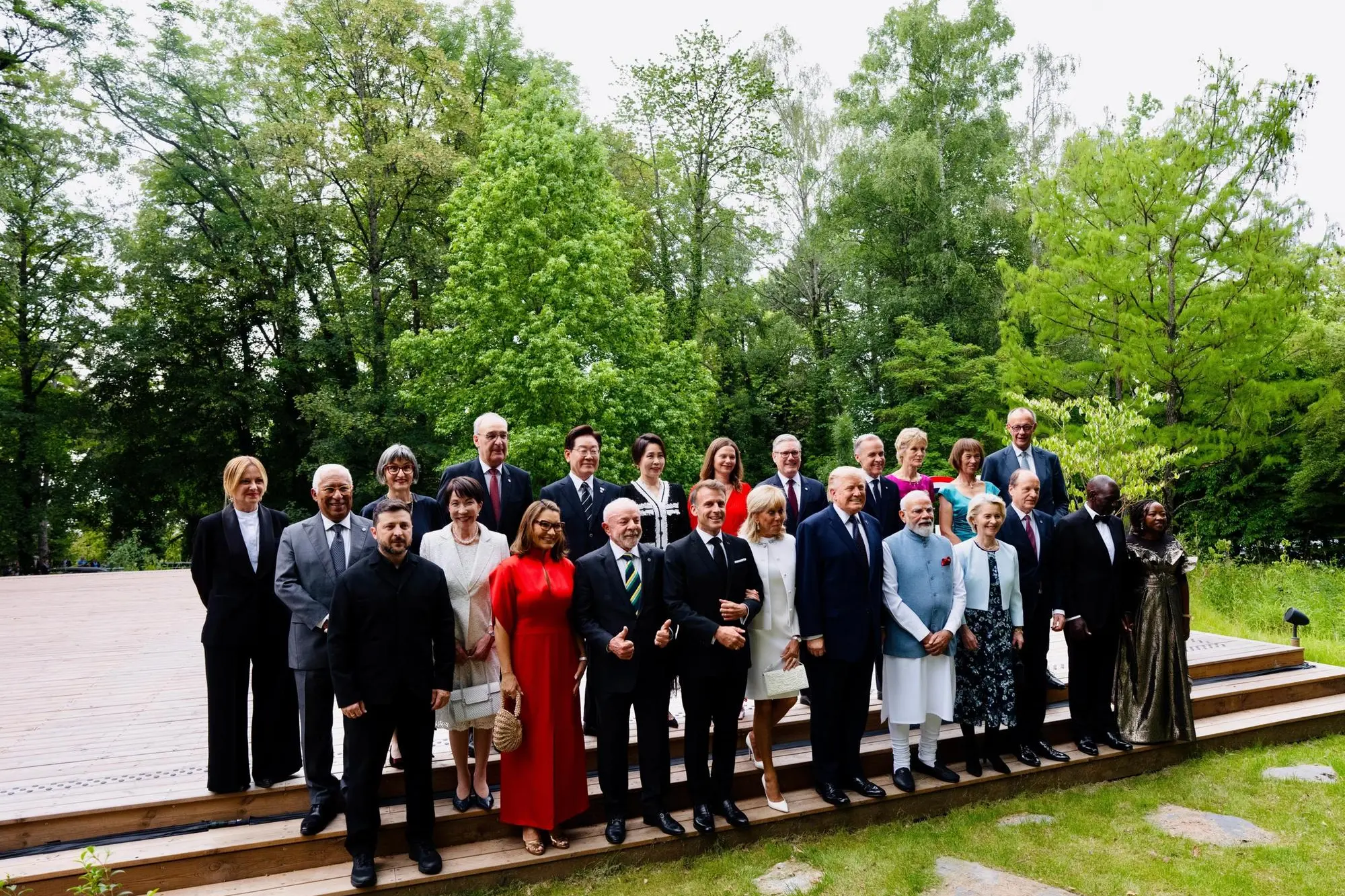 La presidente del Consiglio Giorgia Meloni in occasione del G7 ad Evian, 16 Giugno 2026. ANSA/UFFICIO STAMPA PALAZZO CHIGI FILIPPO ATTILI ++FOTO NON IN VENDITA- DA USARE SOLO PER FINI GIORNALISTICI +++NPK++