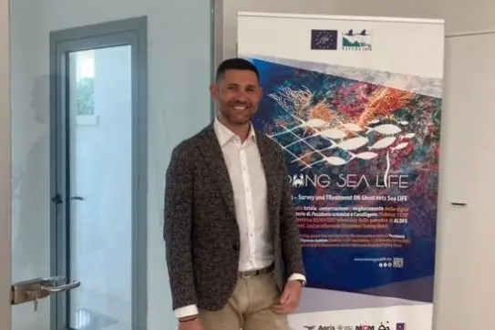 Il presidente del Parco Asinara, Gianluca Mureddu (foto Pala)