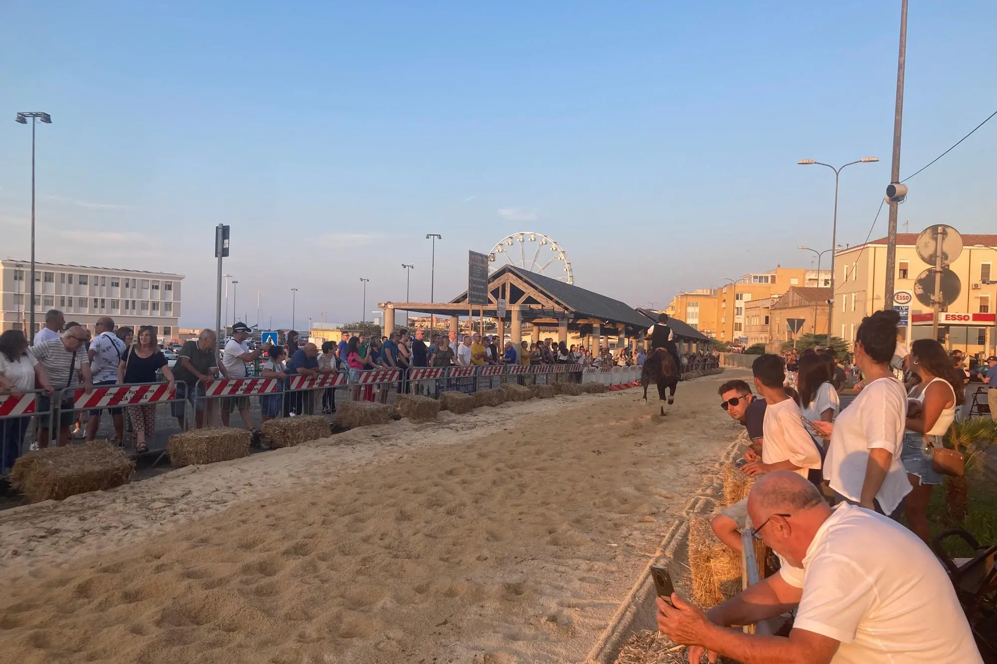 Un momento del palio a Porto Torres (foto Pala)