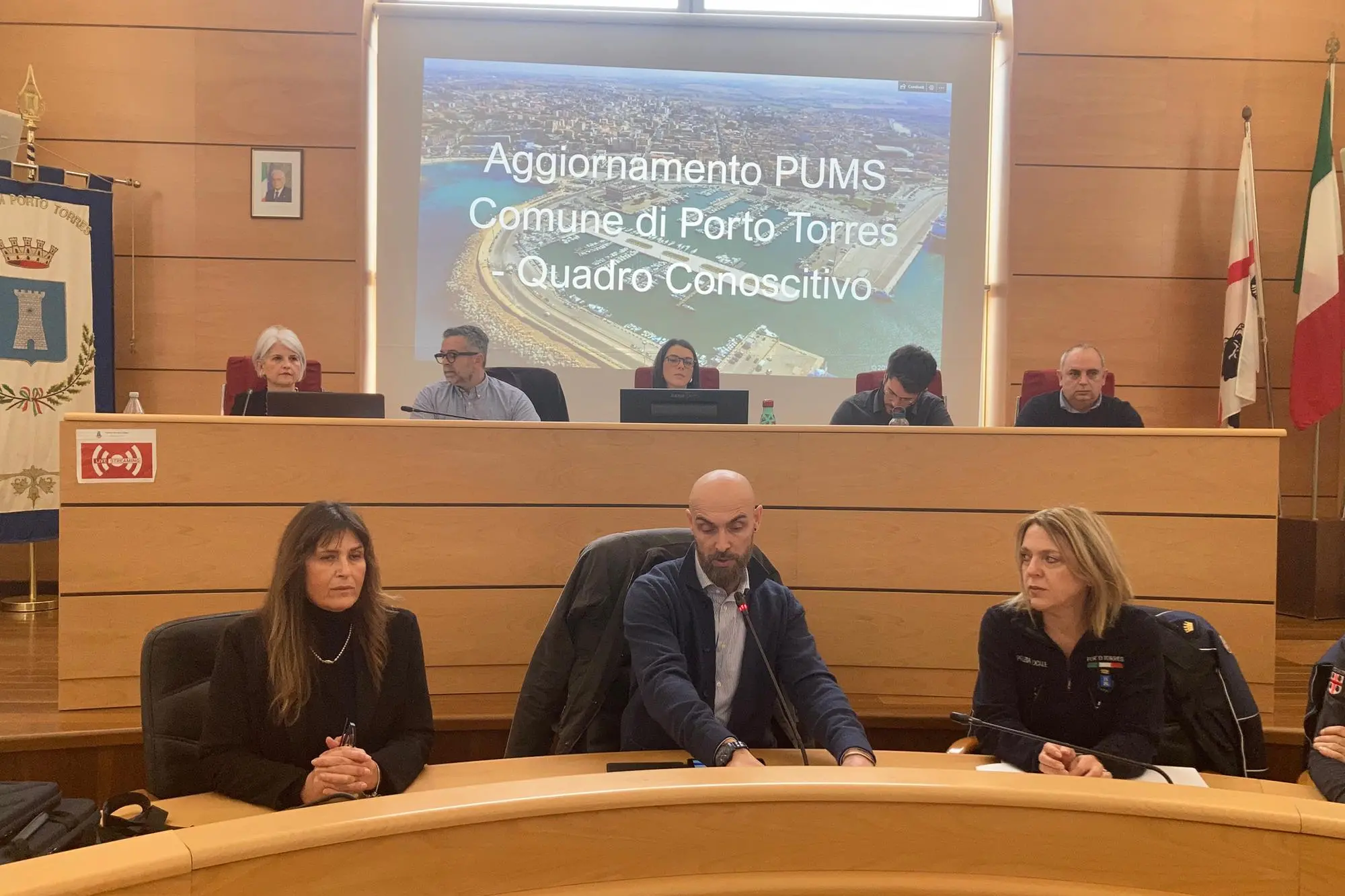 La presentazione del Pums a Porto Torres (foto Pala)