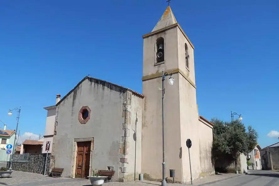 La chiesa di San Sebastiano a Ollastra (foto Giacomo Pala)