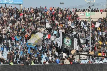 Tifosi allo stadio &quot;Friuli&quot; a Udine