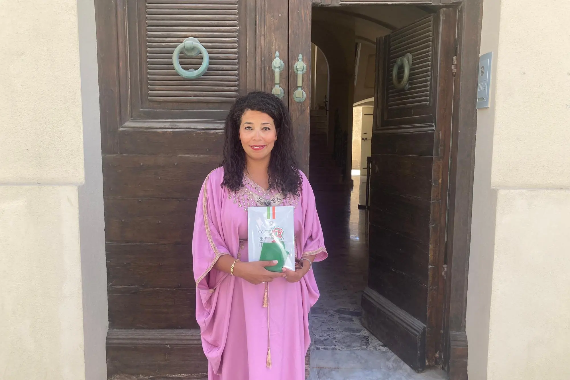 Souad Dafali a Porto Torres (foto Pala)