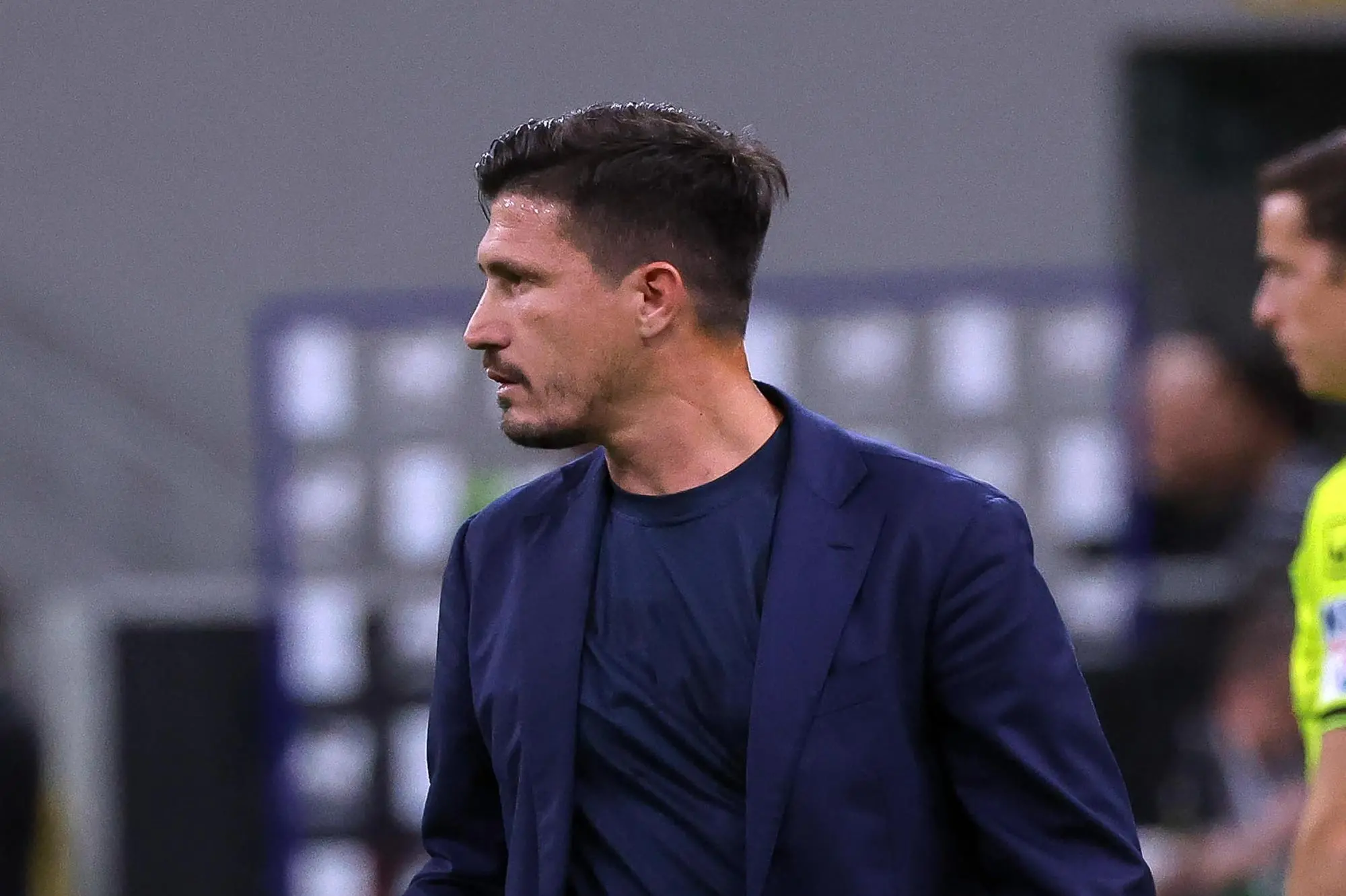 Fabio Pisacane in Milan-Cagliari (foto Ansa)