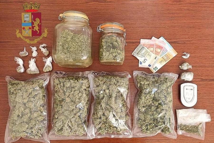 In casa mezzo chilo di marijuana e 50 grammi di hashish: nei guai 48enne di Monastir
