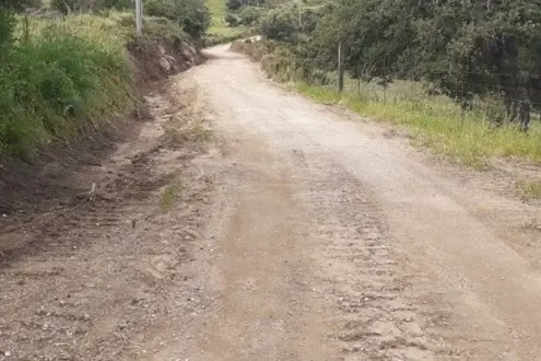 Una delle strade interessate dai lavori (foto concessa)