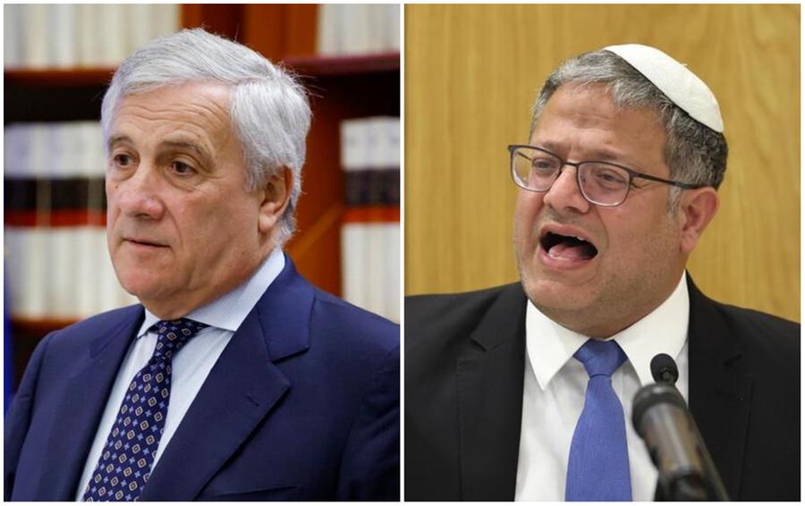 Tajani, scontro aperto con Ben Gvir: «Sull'Italia 