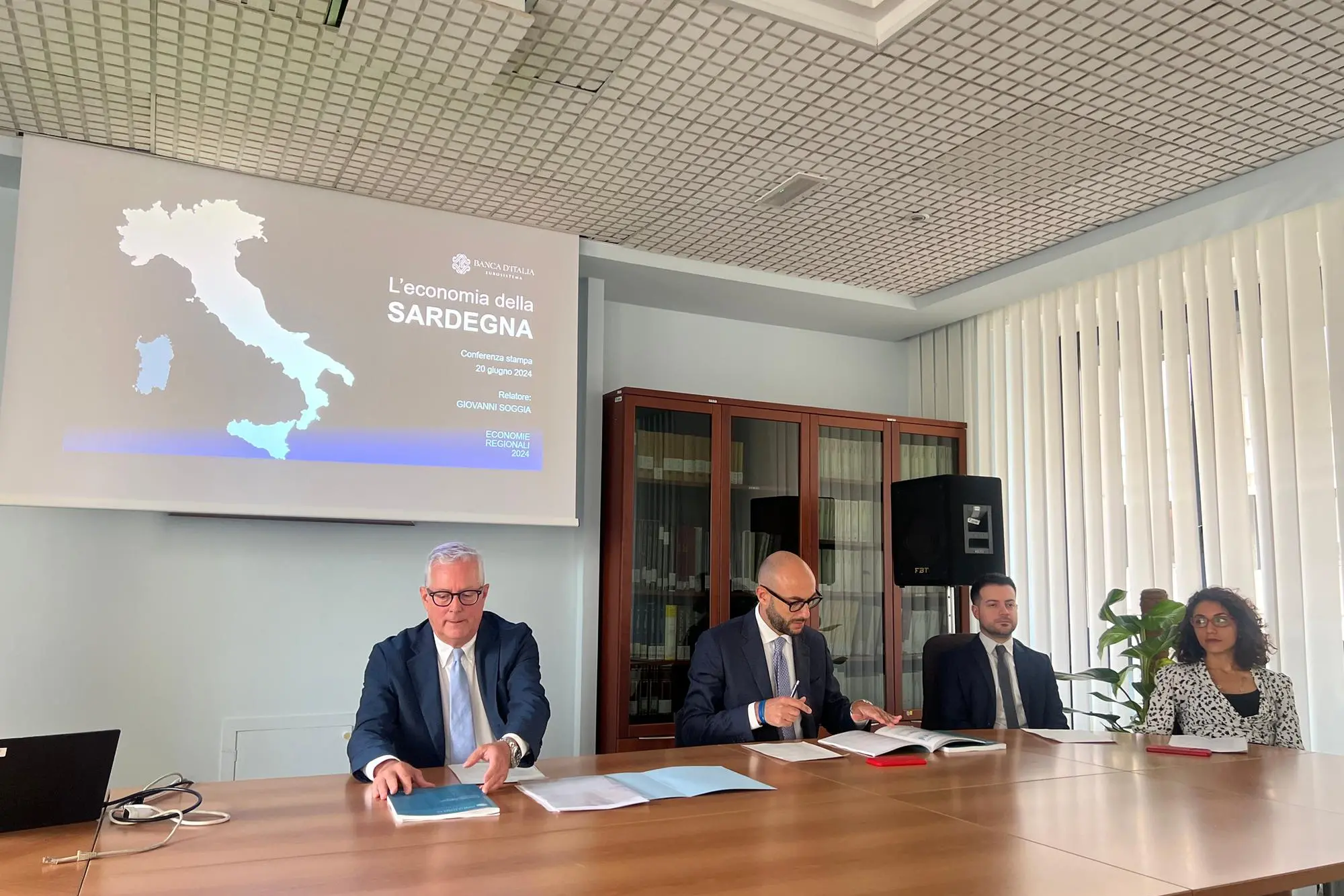 La presentazione a Cagliari del report della Banca d’Italia (foto F.Melis)