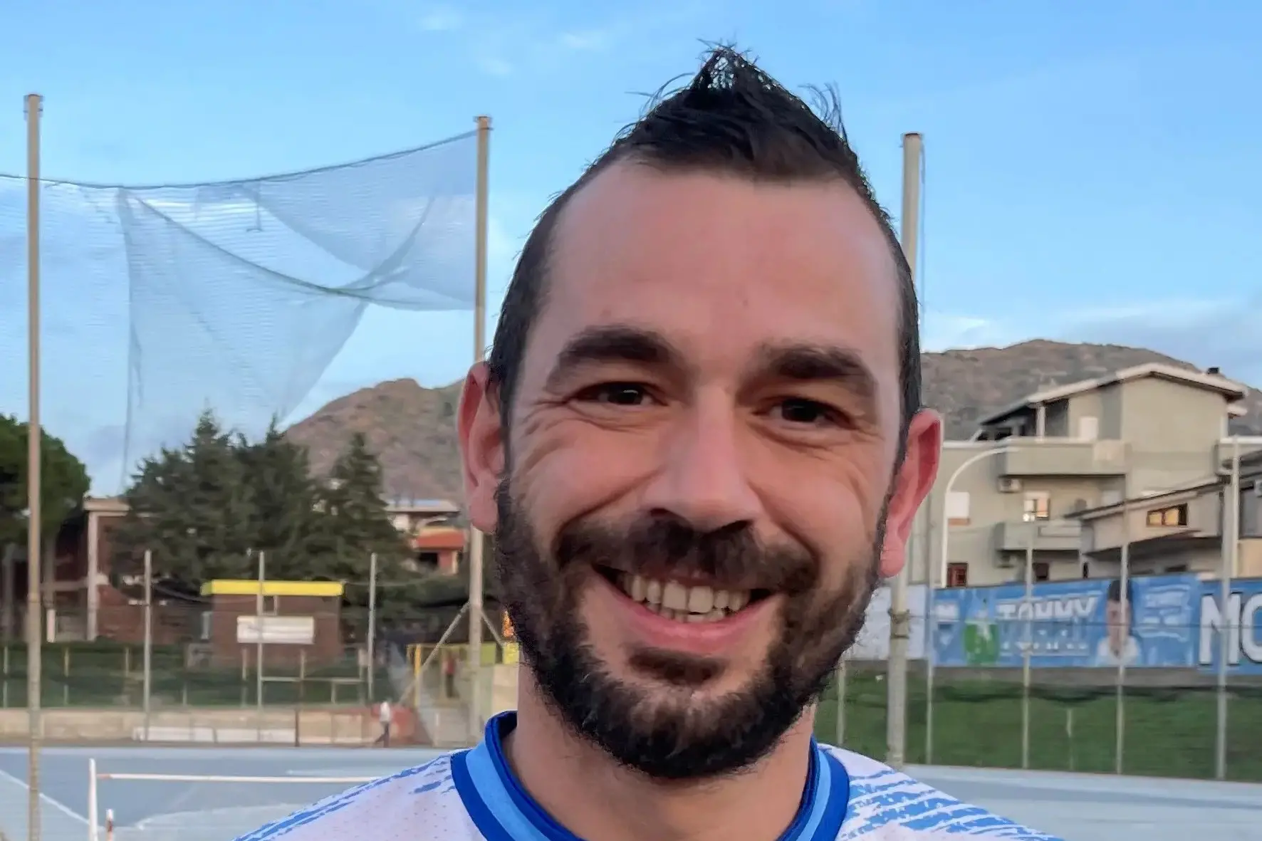 Giuseppe Meloni, attaccante dell'Alghero capolista del Girone B di Promozione (foto Spignesi)