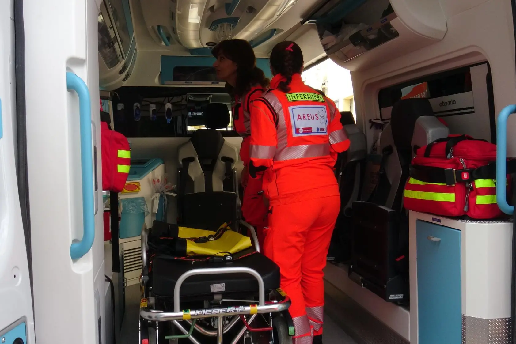 Ambulanza (archivio L'Unione Sarda)