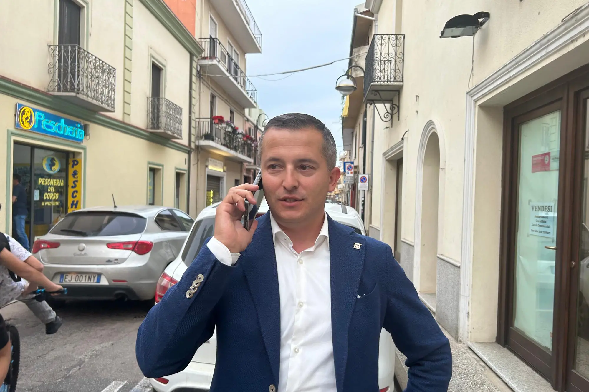 Marcello Ladu, 45 anni, nuovo sindaco di Tortolì (foto Secci)