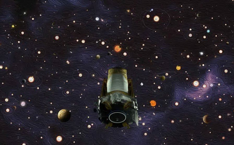 Un'elaborazione artistica del telescopio Kepler
